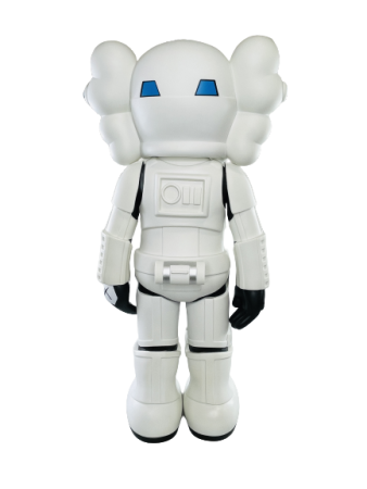 KAWS Star Wars Storm Trooper Companion виниловая фигурка (Белый) - 70 см