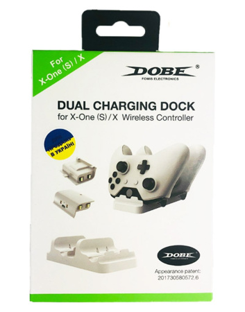 Зарядная Док-станция с 2 Перезаряжаемыми Батареями XBOX ONE (Белая)