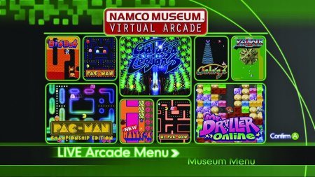 Namco Museum: Virtual Arcade   (Xbox 360)