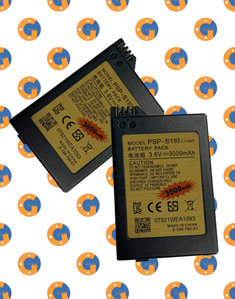 Батарея PSP 2000 3000 PSP-S110 батарея золотого стандарту великої ємності 3000 Маг