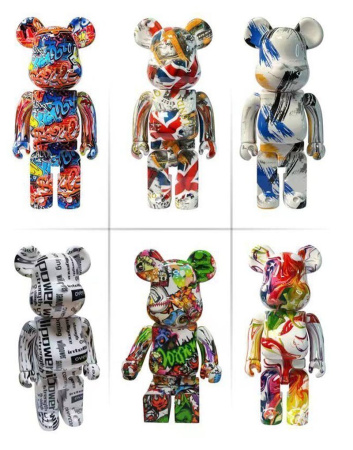Bearbrick Абстракция 400% (28см)