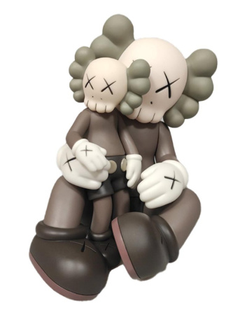 KAWS Holiday Mountain Changbai Вінілова фігурка Коричнева (22см)