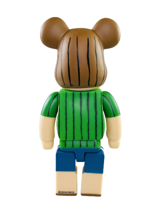 Bearbrick Peanuts Peppermint Patty Зеленый 400% (28 см)