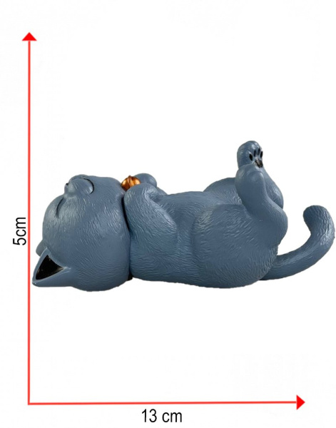 Фигурка Котик Лежачий 5 см N7