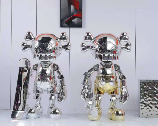 Фігурка KAWS Hajime Sorayama No Future золотий (130см)