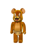 Bearbrick Том і Джеррі: Джеррі Флокі (Оксамитовий) 400% (28см)