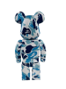 Bearbrick A Bathing Ape ABC Camo Blue 400% (28см)