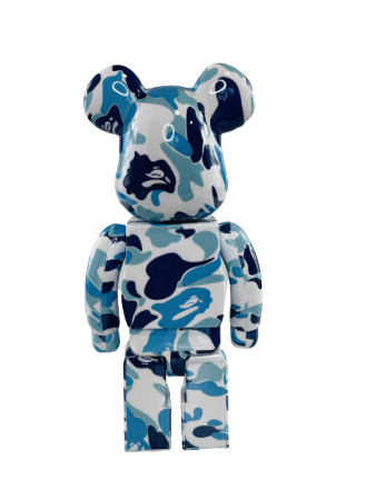 Bearbrick A Bathing Ape ABC Camo Blue 400% (28см)