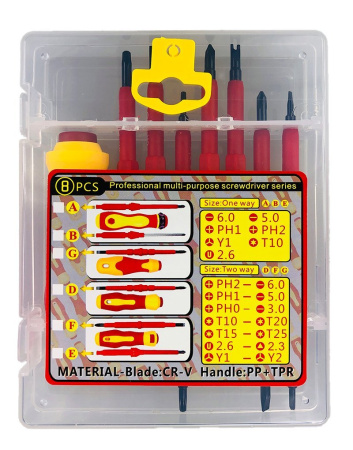 Отвертка с двухсторонними насадками для приставок (Playstation/ Xbox) A016