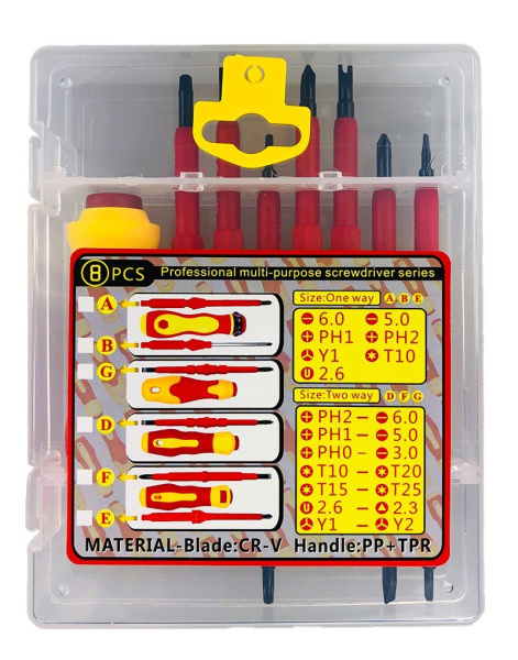 Отвертка с двухсторонними насадками для приставок (Playstation/ Xbox) A016