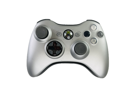 Джойстик Xbox 360 Б/У (Серебряный)