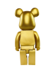 Bearbrick Gold Однотонный Золотой 400% (28 см)