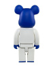 Bearbrick Nike фигурка Беарбрик синий/белый 400% (28см)