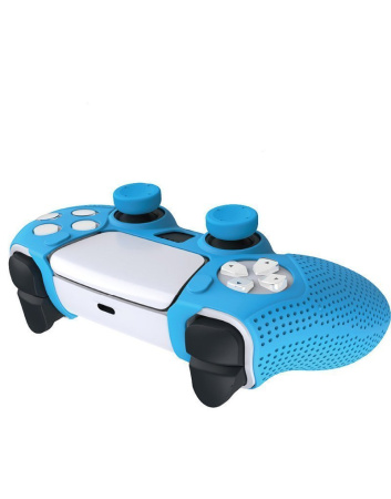 Силиконовый чехол + накладки на стики для DualSense PS5 TP5-0559