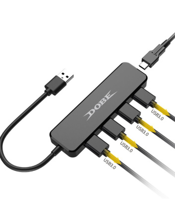 PS4 PS5 USB 3.0 HUB Високошвидкісний спліттер Switch/ONE/360USB-HUB 4 USB+Type-C TY-0805