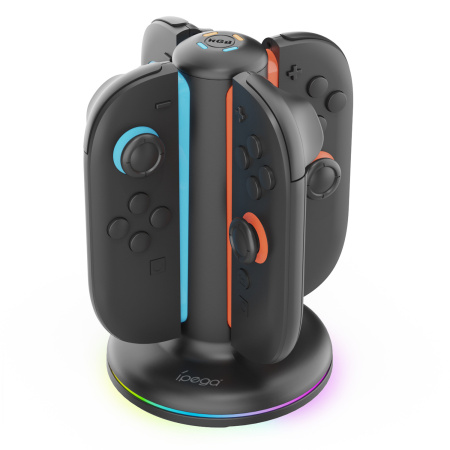 Док-станція 4-in-1 з RGB-підсвіткою для зарядки Joy-Pad Nintendo Switch 2 -PG-SW2052