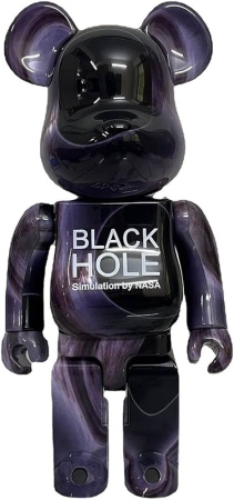 Bearbrick x NASA Black Hole (Фігурка Чорна діра) 400% (28см)