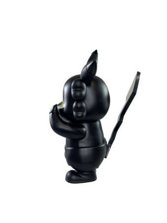Фигурка Kaws Покемон Пикачу Черный (42 см)