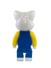 Bearbrick Hello Kitty Синий Комбинезон 400% (28см)