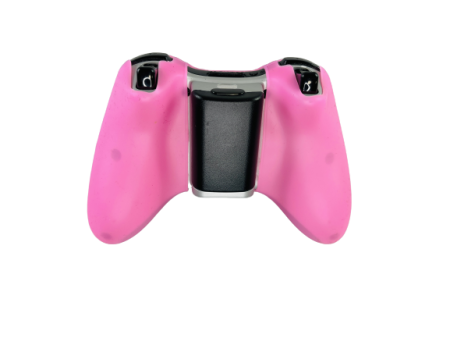Чехол Силиконовый для джойстика Xbox 360 (Розовый)