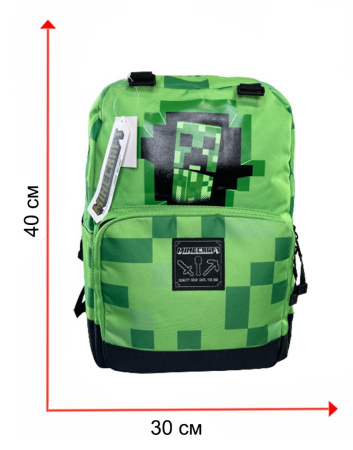 Рюкзак Майнкрафт Крипер Minecraft Creeper MC