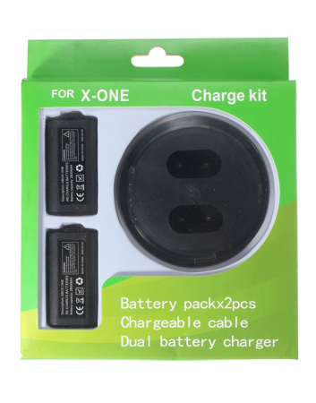 Charging Kit 2 Аккумулятора + Док Станция Xbox One S/X Charging Kit 2 Аккумулятора + Док Станция Xbox One S/X