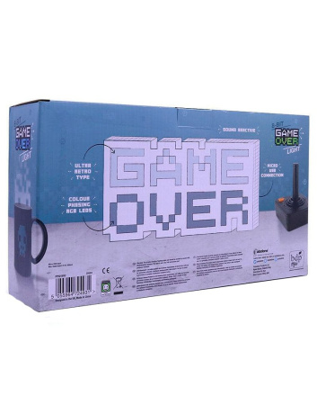 Геймерский ретро светильник Game Over