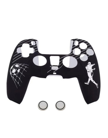 Чехол для PlayStation 5 DualSense Controller Футбол Белый