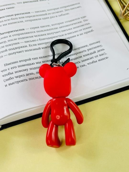 Брелок Bearbrick Звезды (Красный)