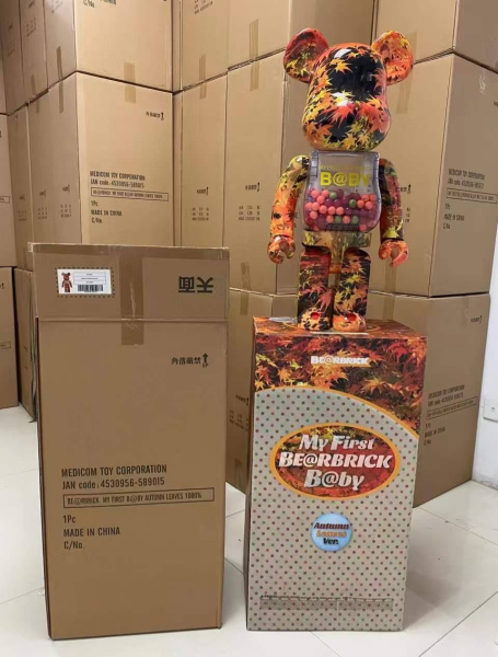 Bearbrick My First Baby (Autumn Leaves Ver.) 1000% (70 см) 