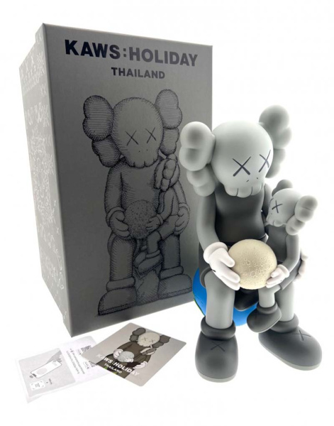 Вінілова фігурка KAWS Holiday Thailand (Grey) 28см