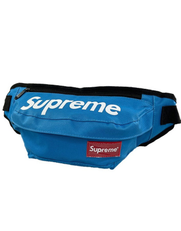 Сумка-бананка Supreme (Голубая)