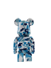 Bearbrick A Bathing Ape ABC Camo Blue 400% (28см)