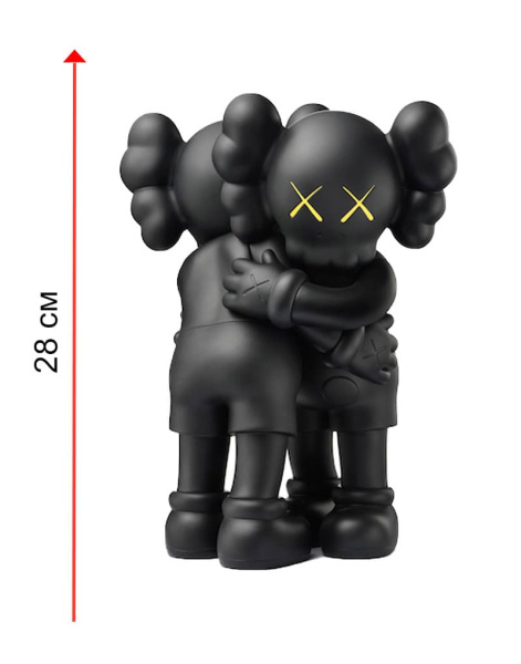 Kaws Together companion Виниловая фигурка (Черная) 28см Kaws Together companion Виниловая фигурка (Черная) 28см
