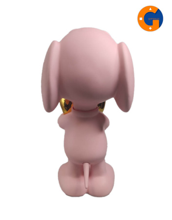 Фігурка Snoopy Heart пастельно-рожевий матовий (29см)